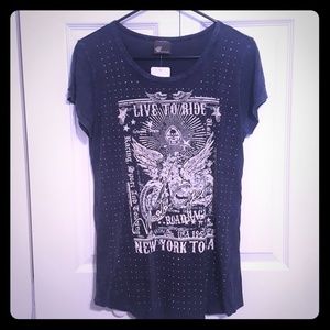 NWT beautiful biker shirt